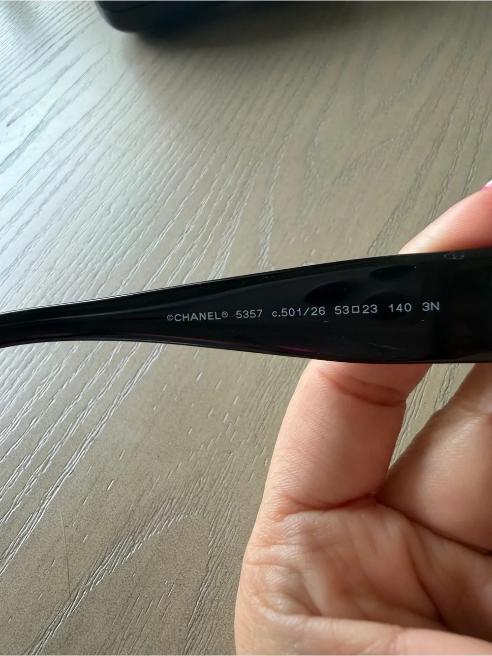 CHANEL Black Gloss Oversized Square Sunglasses